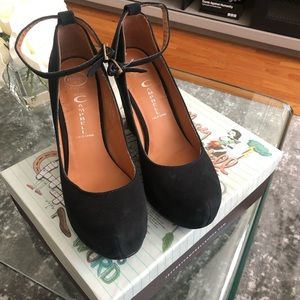 Jeffery Campbell Suede wedged Heel